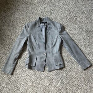 White House Black Market Gray Blazer